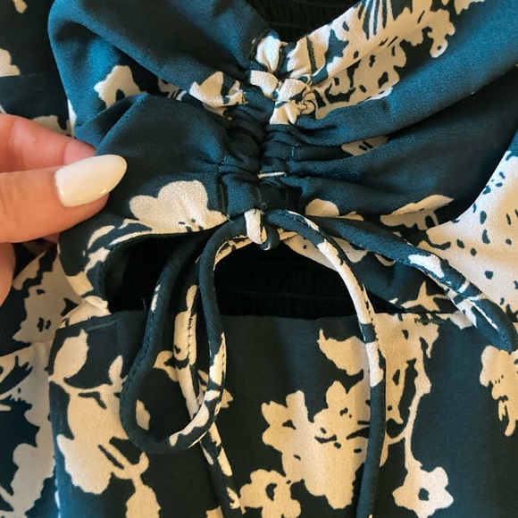 Abercrombie and Fitch Teal Blouse - Picture 2 of 4